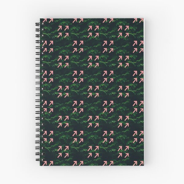 Item preview, Arrows Amidst the Pines A Delicate Pink Dance on a Verdant Canvas designed and sold by youme63.