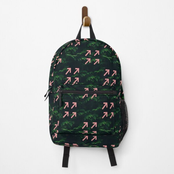 Item preview, Arrows Amidst the Pines A Delicate Pink Dance on a Verdant Canvas designed and sold by youme63.