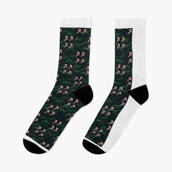 Item preview, Arrows Amidst the Pines A Delicate Pink Dance on a Verdant Canvas designed and sold by youme63.