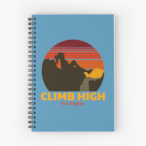 Item preview, Climb High Live Higher - Climbing Design - Vintage Climbing  designed and sold by TTeamDesigns.
