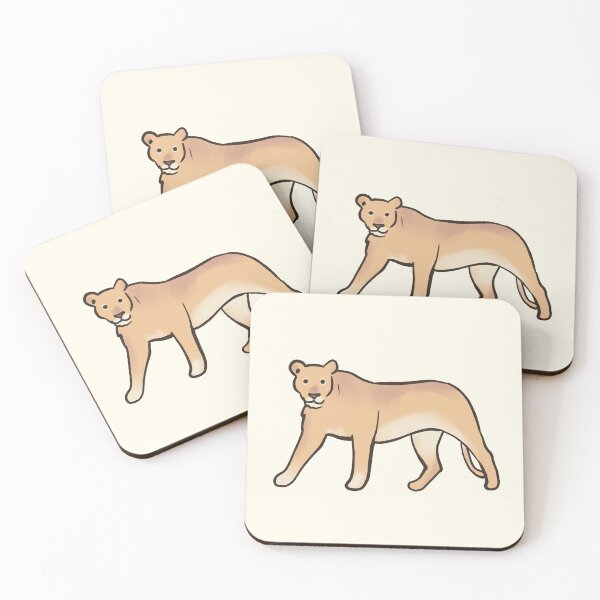 Item preview, Lioness illustration  designed and sold by Artofmayara.