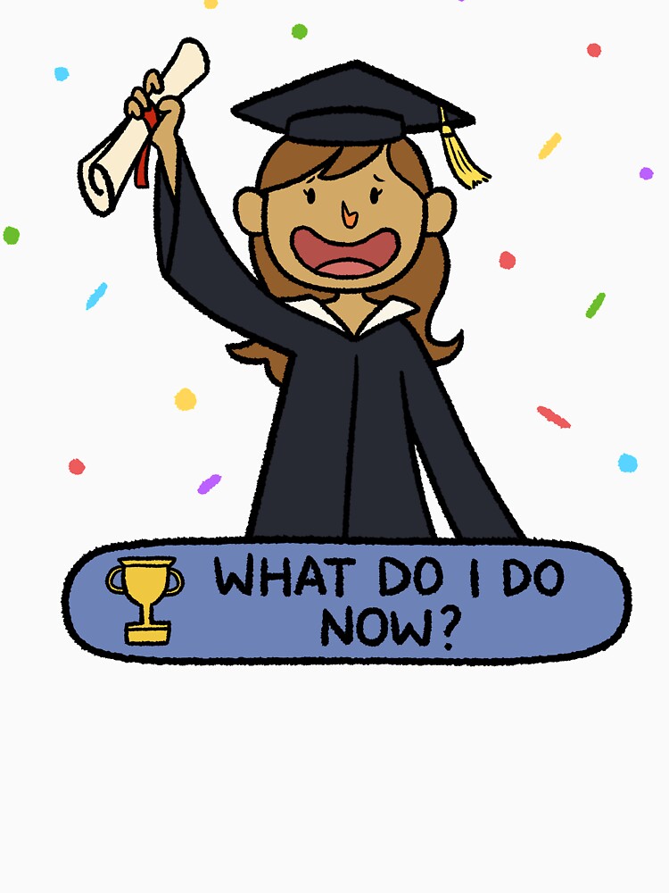 Thumbnail 3 of 3, Fitted T-Shirt, College graduation achievment designed and sold by Clueless-Hero.