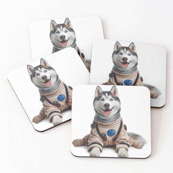 Item preview, Cosmic Canine: Siberian Husky Astronaut designed and sold by daruneenok.