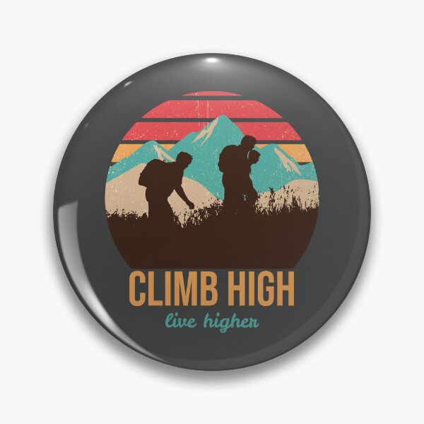 Item preview, Climb High Live Higher - Climbing Design - Vintage Climbing  designed and sold by TTeamDesigns.