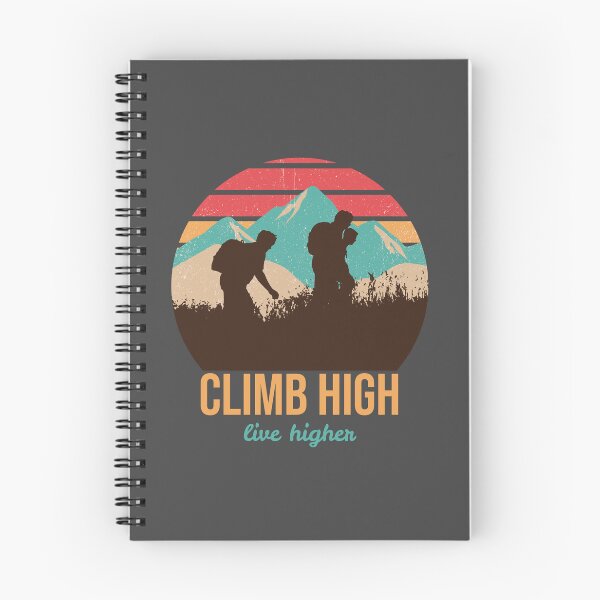 Item preview, Climb High Live Higher - Climbing Design - Vintage Climbing  designed and sold by TTeamDesigns.