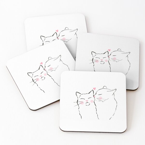 Item preview, kissy cats designed and sold by cuteyys.
