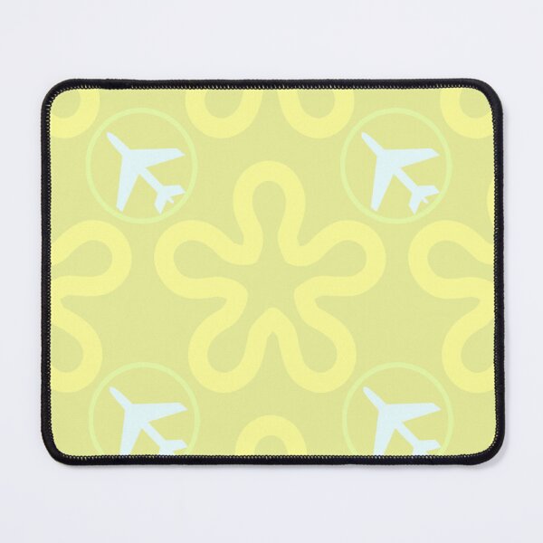 Item preview, Azure Aerial Tapestry Light Blue Airplanes Soaring on Yellow designed and sold by youme63.