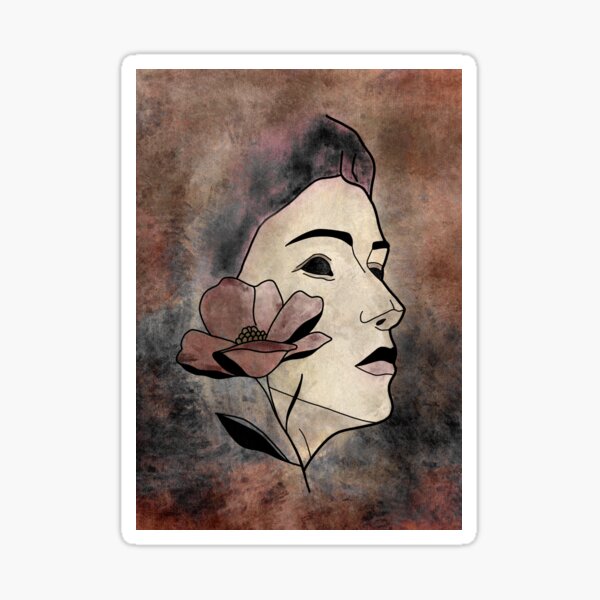 Vista previa del artículo con la obra «Rostro de mujer», diseñado y vendido por Luis Pozos Chica.