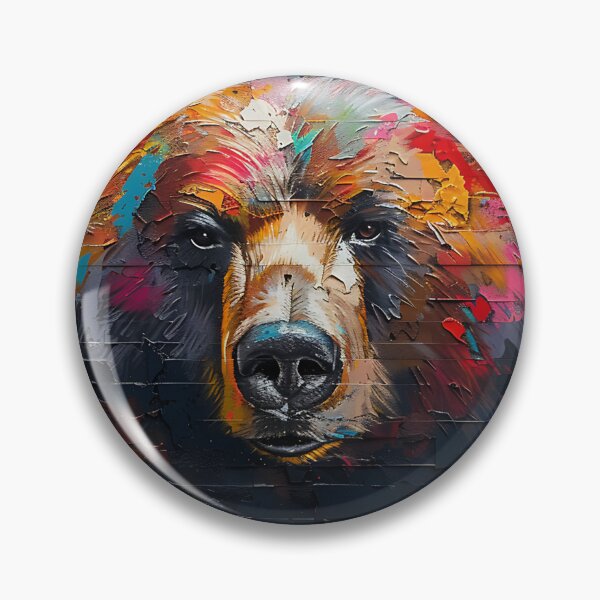 Item preview, Bear custom rainbow color/ Bear wall art designed and sold by CHOKCHAIVONGDEE.