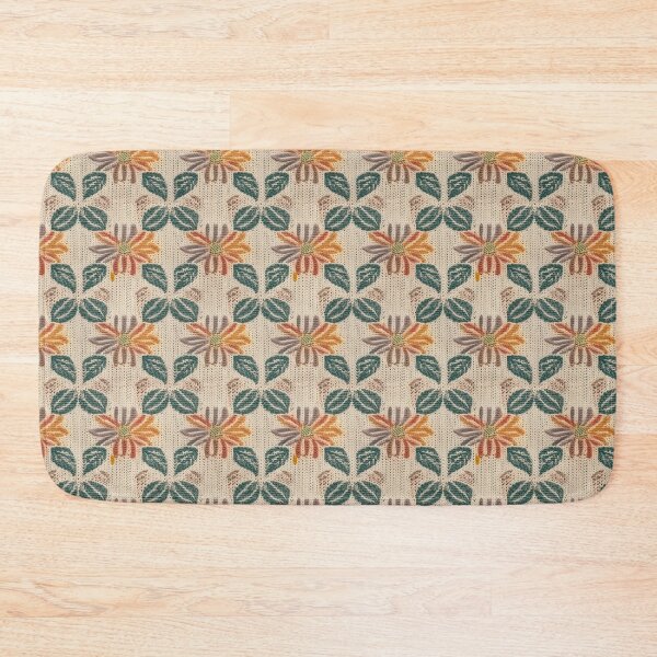 Item preview, Flora Crocheted Flowers Seamless Pattern  A70 designed and sold by ArtsyAbode66.