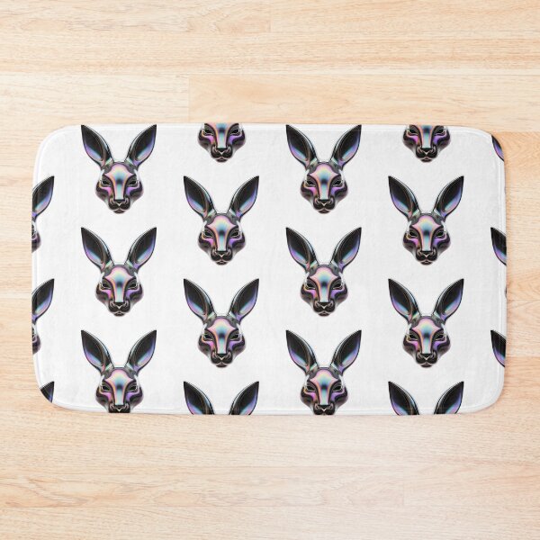 Item preview, Copy of holographic 3d bunny portrait render illustration designed and sold by ilomuilo.