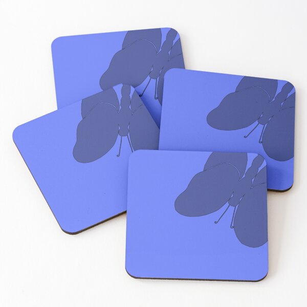 Item preview, Azure Radiance Unveiling the Grace of a Dark Blue Butterfly designed and sold by youme63.