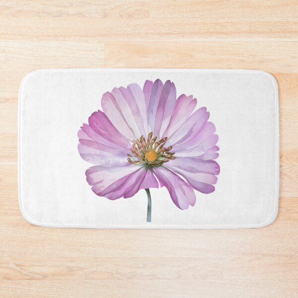Item preview, Pink Cosmos Flower Watercolor Illustration designed and sold by ML-Media.