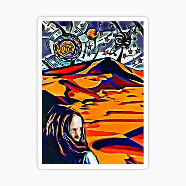 The Empty Quarter or Scheherazade Sticker