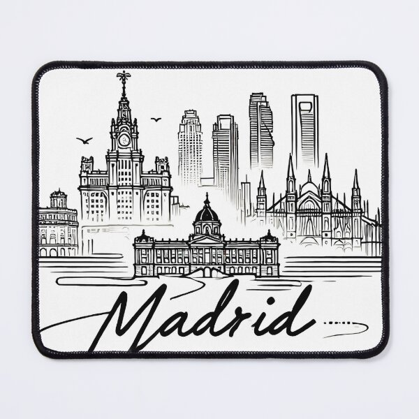 Item preview, Minimalist Madrid Silhouette designed and sold by Guesso.
