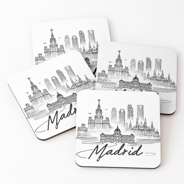 Item preview, Minimalist Madrid Silhouette designed and sold by Guesso.
