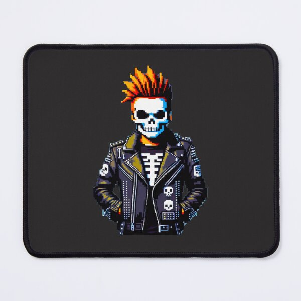 Item preview, Punk Skeleton: Rebellious Pixel Art designed and sold by Ronny-Owiso.