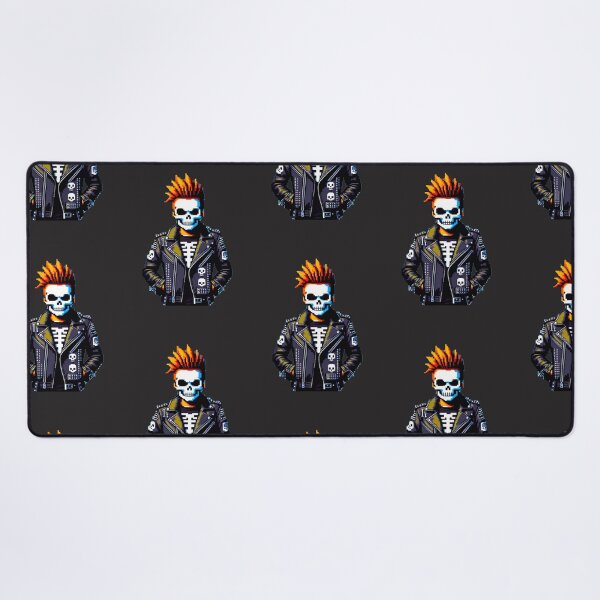 Item preview, Punk Skeleton: Rebellious Pixel Art designed and sold by Ronny-Owiso.