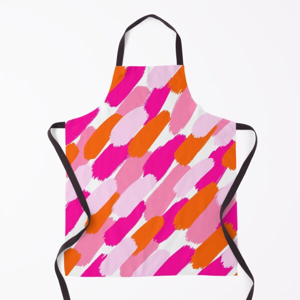 Item preview, Pink and Orange Paint Brush Stroke Style Diagonal Abstract designed and sold by OneThreeSix.