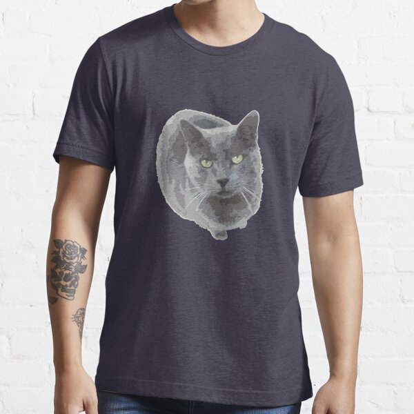 Russian blue store cat t shirt