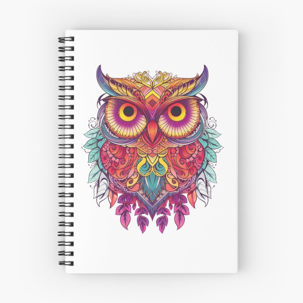 Item preview, Owl with Colorful Mandala designed and sold by TG-Creations.