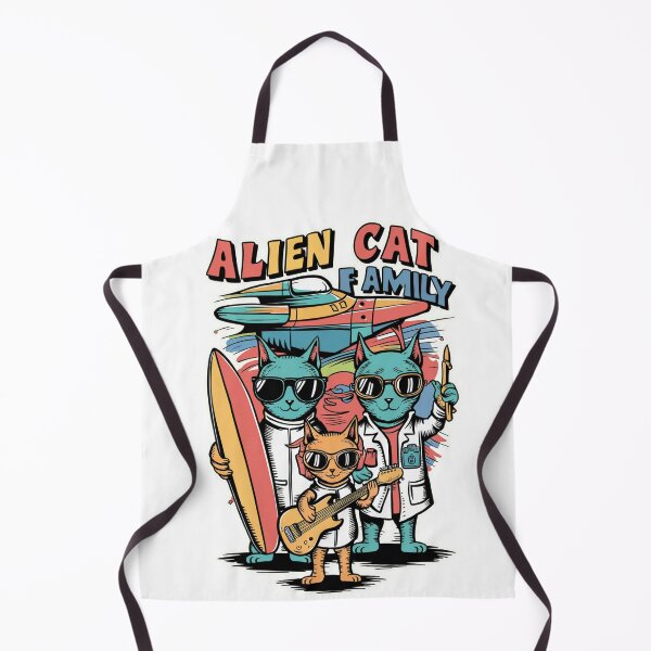 Item preview, Alien Cat Family designed and sold by Druwastudio.