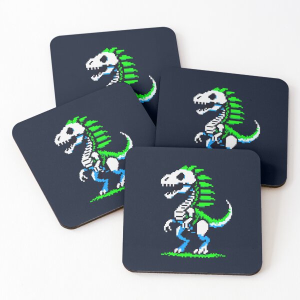 Item preview, Jurassic Pixel Skeleton: Dino-Inspired Art designed and sold by Ronny-Owiso.