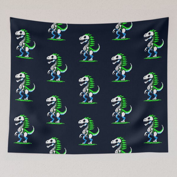 Item preview, Jurassic Pixel Skeleton: Dino-Inspired Art designed and sold by Ronny-Owiso.