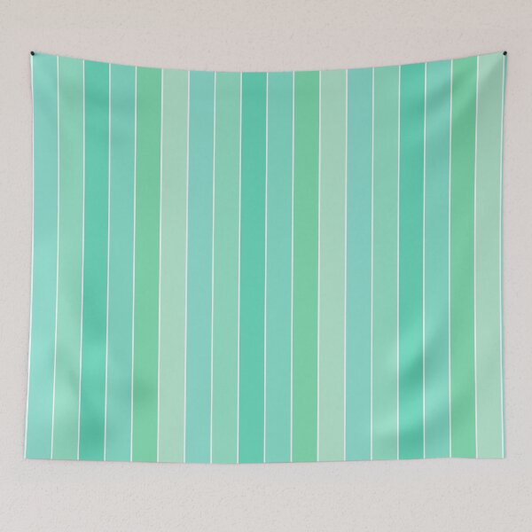 Item preview, Aquamarine teal stripes Pattern designed and sold by AriLady.