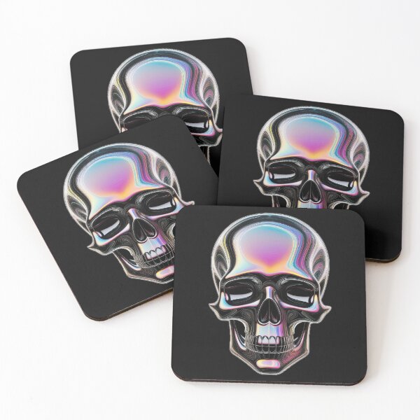 Item preview, Copy of holographic 3d portrait of skull render illustration designed and sold by ilomuilo.