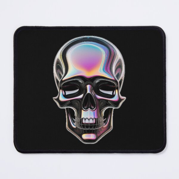Item preview, Copy of holographic 3d portrait of skull render illustration designed and sold by ilomuilo.