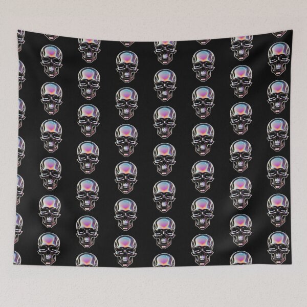 Item preview, Copy of holographic 3d portrait of skull render illustration designed and sold by ilomuilo.