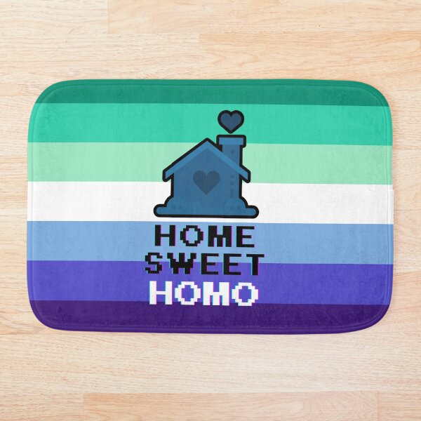 Item preview, Home Sweet Homo - LGBTQIA+ Support designed and sold by SuchWowDesign.