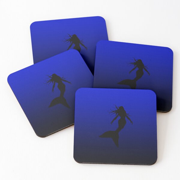Item preview, Beautiful Mermaid Silhouette in Deep Blue Ocean designed and sold by Beachy.