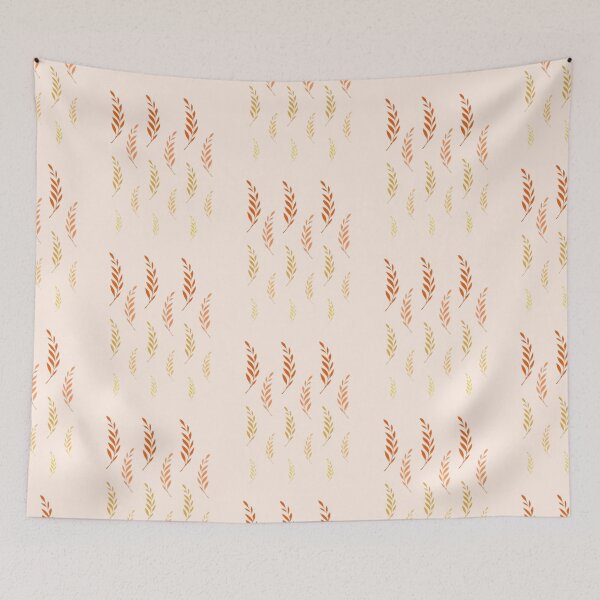 Item preview, Orange Leaves Pattern, Orange Leaf Set, Leaf Motif, Vibrant Gradient Leaves designed and sold by Art Shimmers.