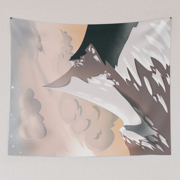 Item preview, Abstract Alpine Mountain designed and sold by CreationsByBear.