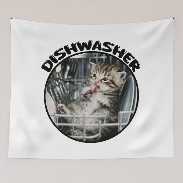 Item preview, Dishwasher designed and sold by Angry Swan Designs.