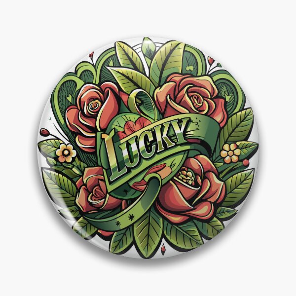 Item preview, Lucky Rose Fortune Bloom Charm designed and sold by Alahchin Art.