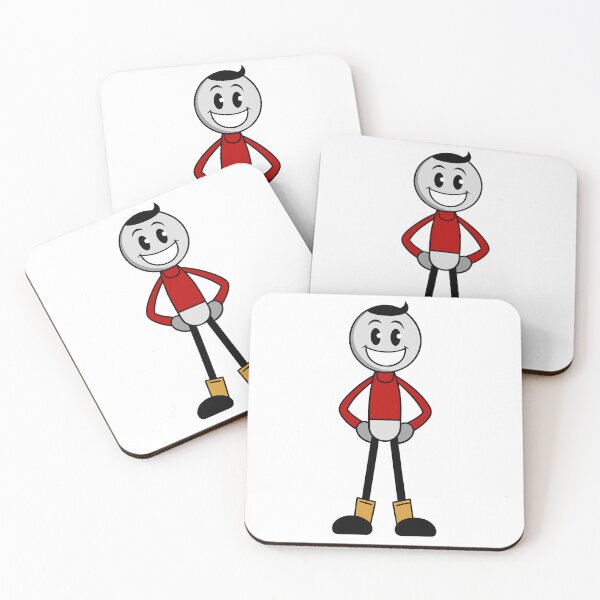Item preview, Smiling Stickman Cartoon designed and sold by niteshRart.