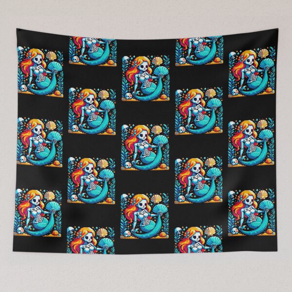 Item preview, Mermaid Skeleton: The Enchanted Pixel designed and sold by Ronny-Owiso.