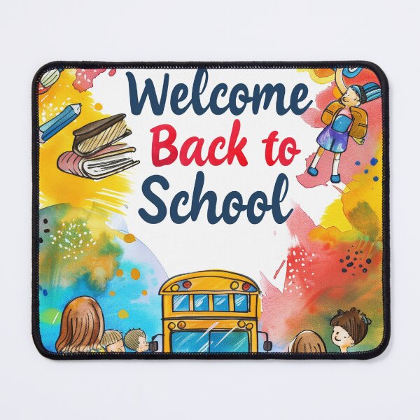 Item preview, Welcome Back to School Vibrant  Art designed and sold by Craft99.