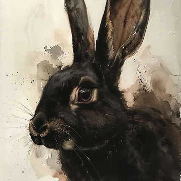 Artwork thumbnail, Beautiful Rabbit by WebBoutique