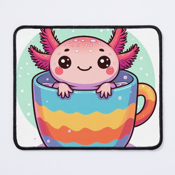 Item preview, Axolotl in a Cup designed and sold by istoriadesign.