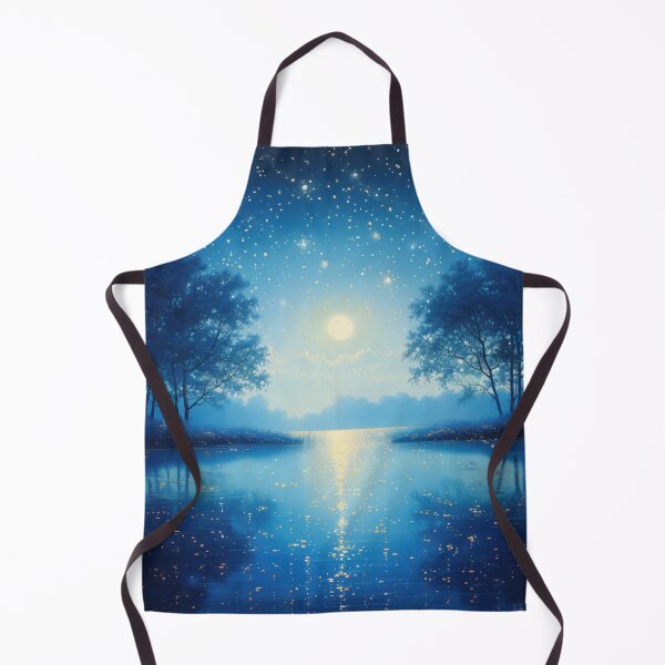 Item preview, Starry Night Over Tranquil Lake designed and sold by palmyst.