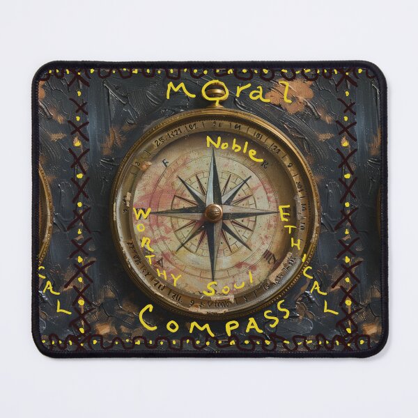 Item preview, MORAL COMPASS designed and sold by ABEBERMANCHUTE.