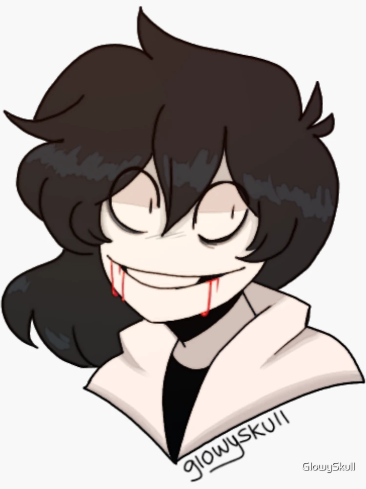 Jeff the Killer Fanart Sticker for Sale by OrianaOwO