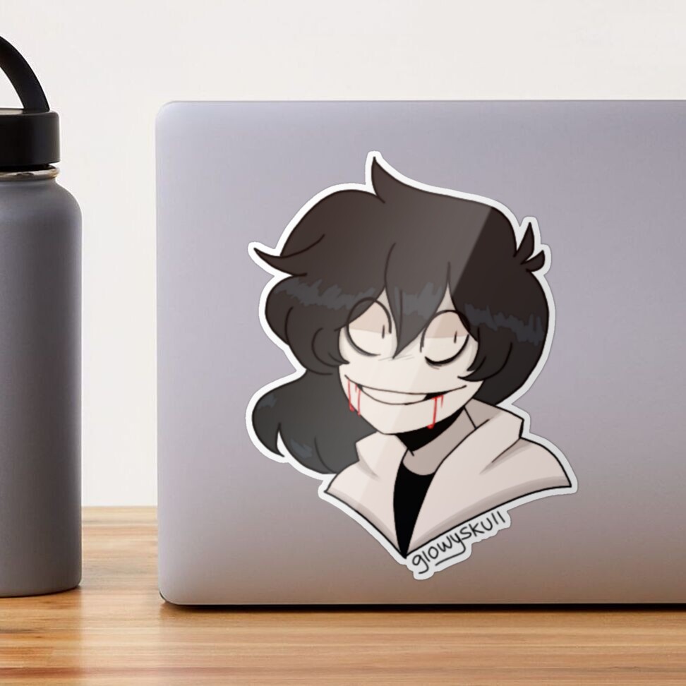 Jeff the Killer Fanart Sticker for Sale by OrianaOwO