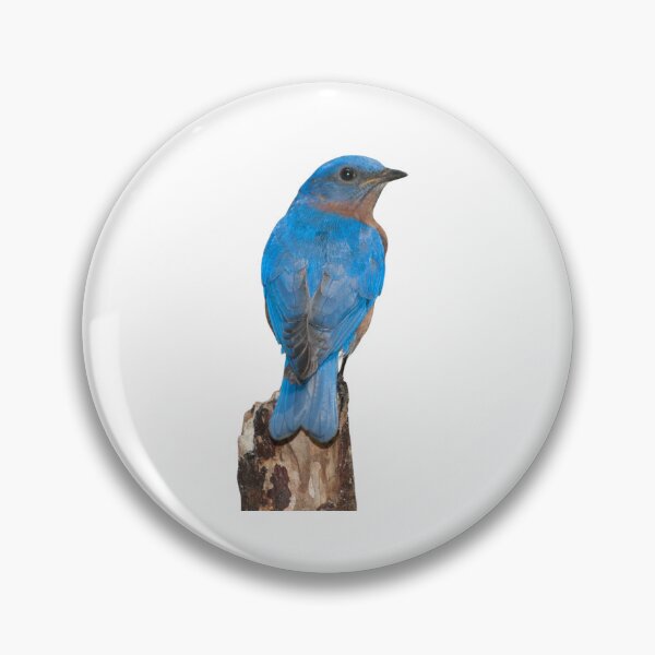 Item preview, Brilliant Bluebird Perched designed and sold by EyeArt Studio.