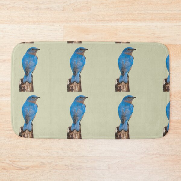 Item preview, Brilliant Bluebird Perched designed and sold by EyeArt Studio.