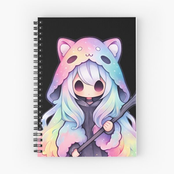 Item preview, Lindo gato pastel Kawaii Grim Reaper designed and sold by PastelMagic.